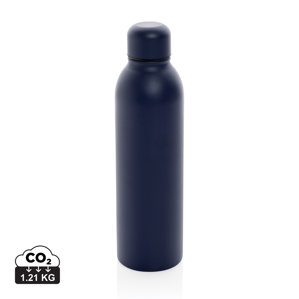 Bouteille isotherme personnalisée 500ml inox recyclé Bleu marine